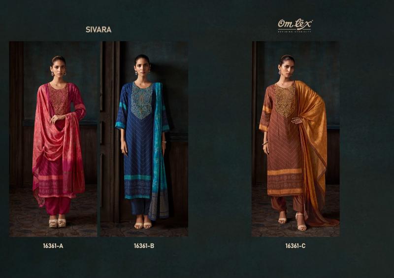 Omtex sivara dress material wholesale